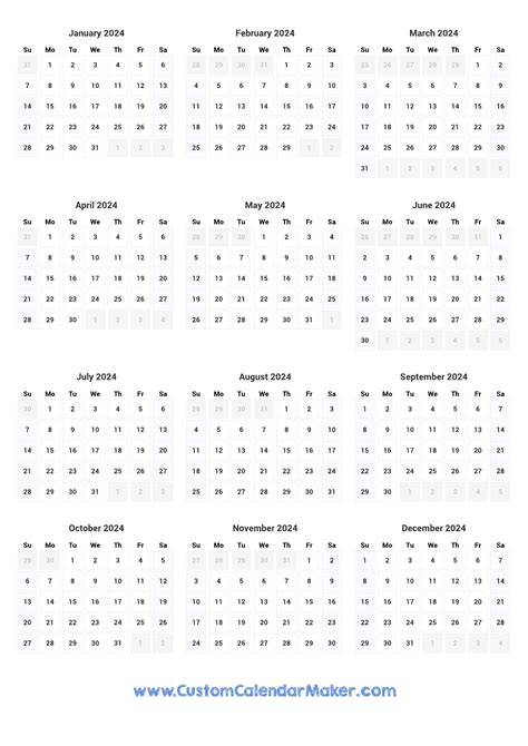 at a glance calendar 2024|free printable calendar 2024.